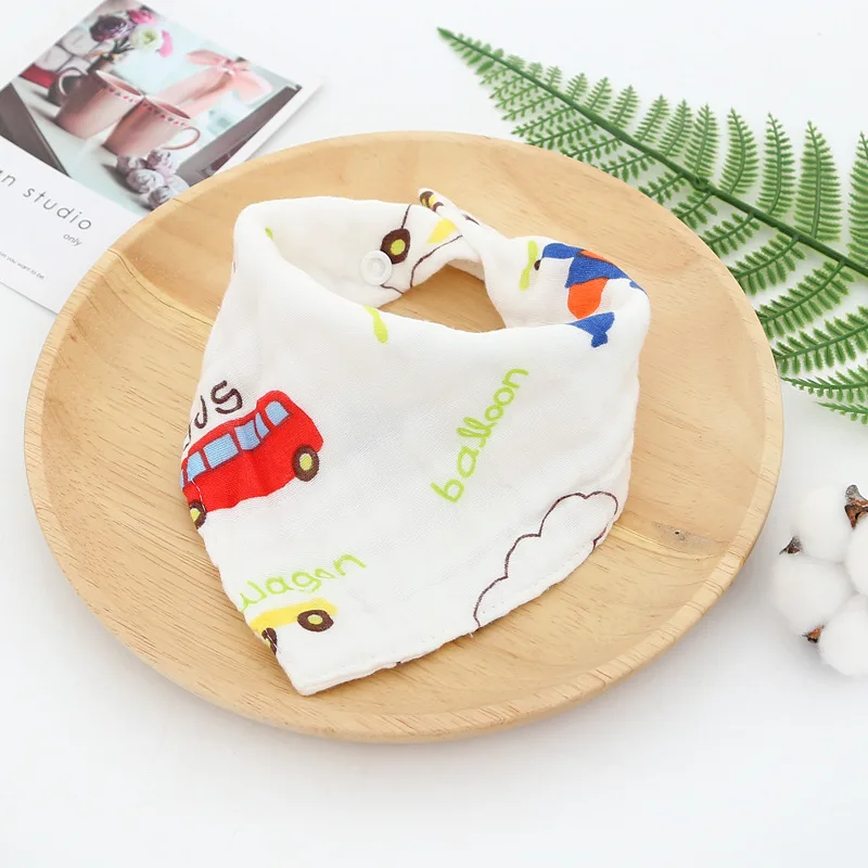 Мягкий муслиновый нагрудник для новорожденных 100% хлопок 8 слоев|Нагрудники и