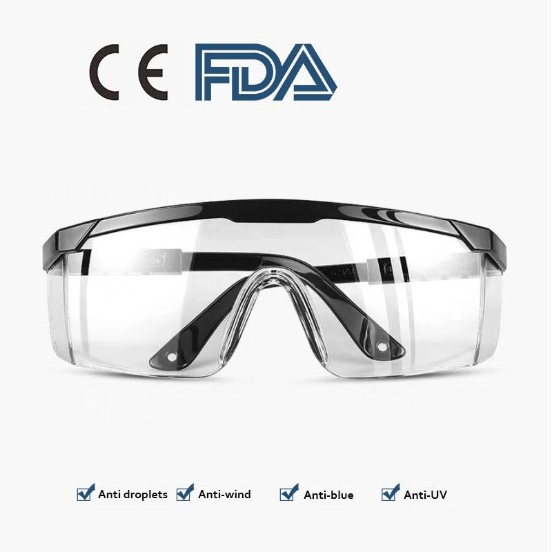 Защитные очки с защитой от капель прозрачные синего света для мужчин и женщин |
