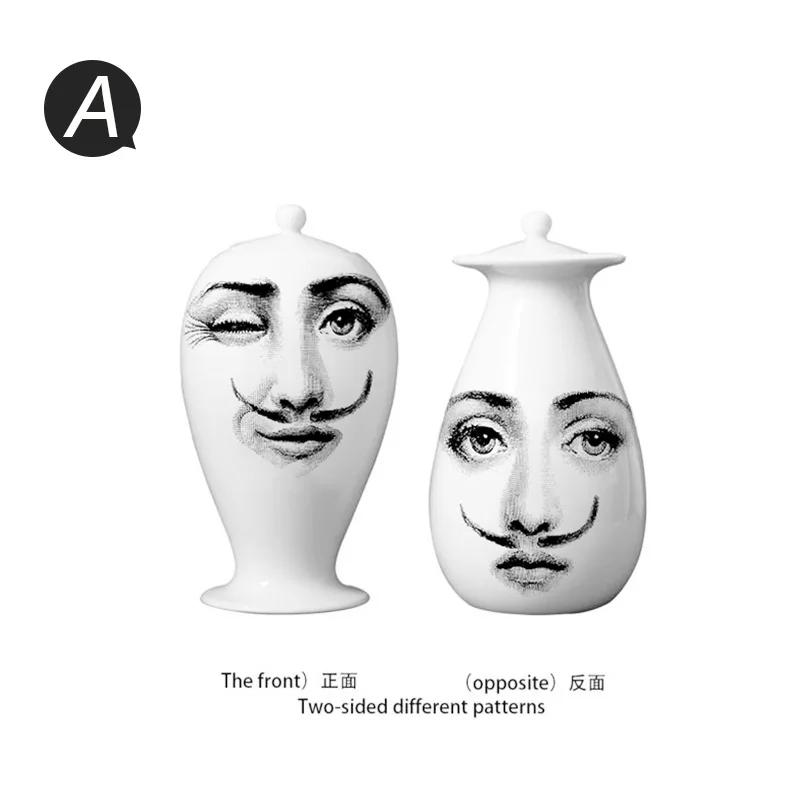 2021 новая стильная забавная ваза с лицом для леди современный цветочный горшок
