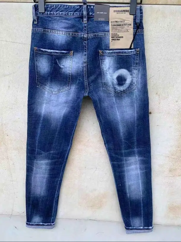 denim joggers women classic,Authentic DSQUARED2,Retro,Italian brand ,Women/Men Jeans,locomotive,Jogging jeans,DSQ9138