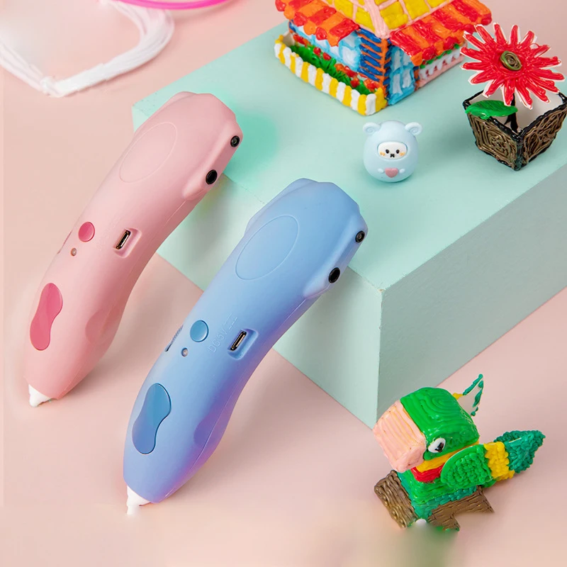 

3D Pen DIY 3D Printer Pen Drawing Pens 3d Printing Best for Kids With ABS Filament 1.75mm Birthday Gift