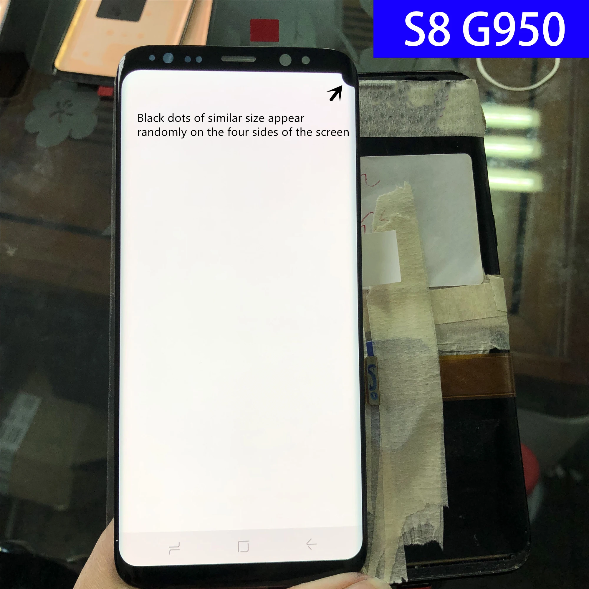 100% Оригинальный Super Amoled ЖК-дисплей для Samsung Galaxy S8 G950F G950 дисплей с сенсорным