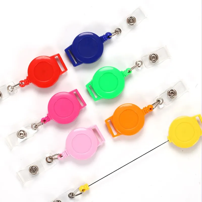 1 шт. выдвижной брелок для ключей держатель карт ID Название персонала карты