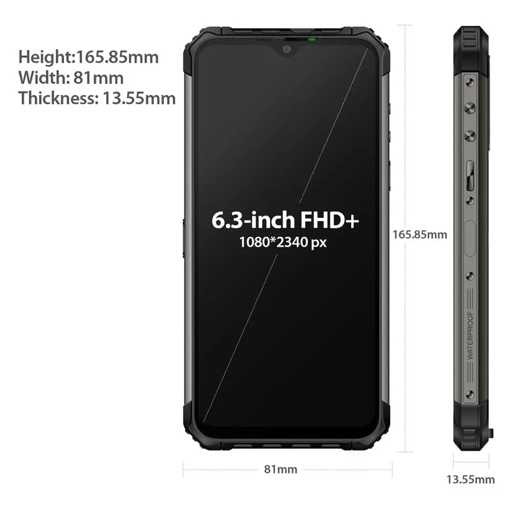 4G LTE прочный мобильный телефон Ulefone Armor 7 Android 10 смартфон Helio P90 8 ГБ + 128 2 4G/5G WiFi IP68 48MP