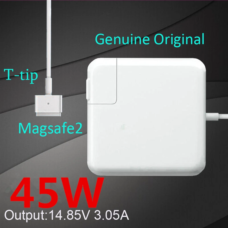 

Original Magnetic 45W MagSafe 2 Netbook Notebook Laptop Charger Power Adapter With Case For Macbook Air 11 13 A1436 A1465 A1466