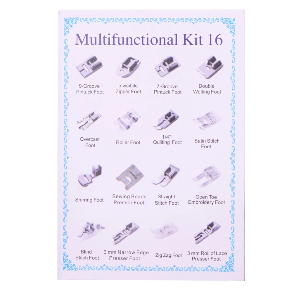 Набор для шитья комбинированная Металлическая машинка под застежку-молнию с