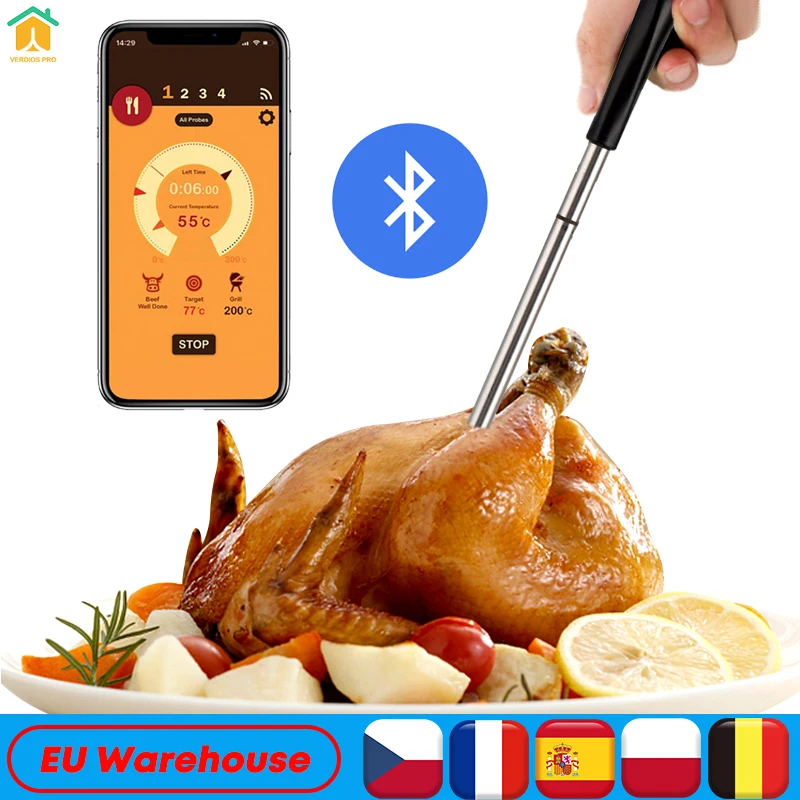 Беспроводной термометр для мяса кухонные инструменты цифровой измеритель