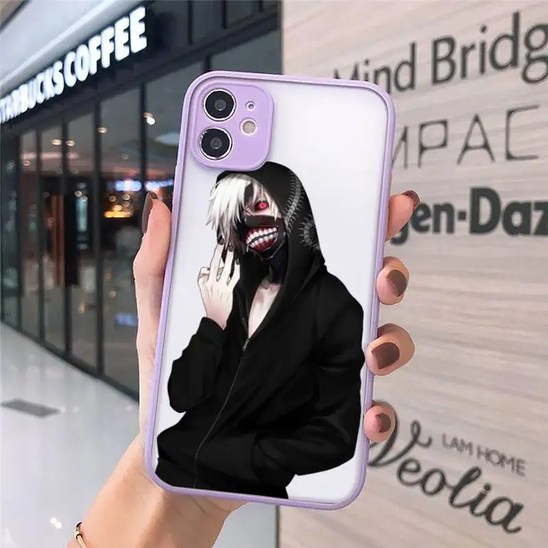 

Tokyo Ghoul Japan Anime manga luxury design Phone Case matte transparent For iphone 7 8 11 12 plus mini x xs xr pro max cover