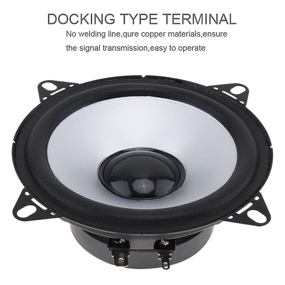 Автомобильный коаксиальный динамик 2 шт./лот 4 дюйма 100 Вт HiFi автомобильная