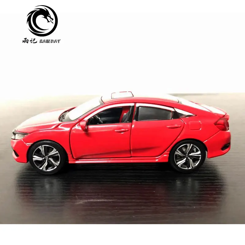 3 шт./партия JK 1/32 масштабная модель автомобиля игрушки Япония Honda Civic звук и свет литья под давлением Металл тянет назад модель автомобиля игрушка