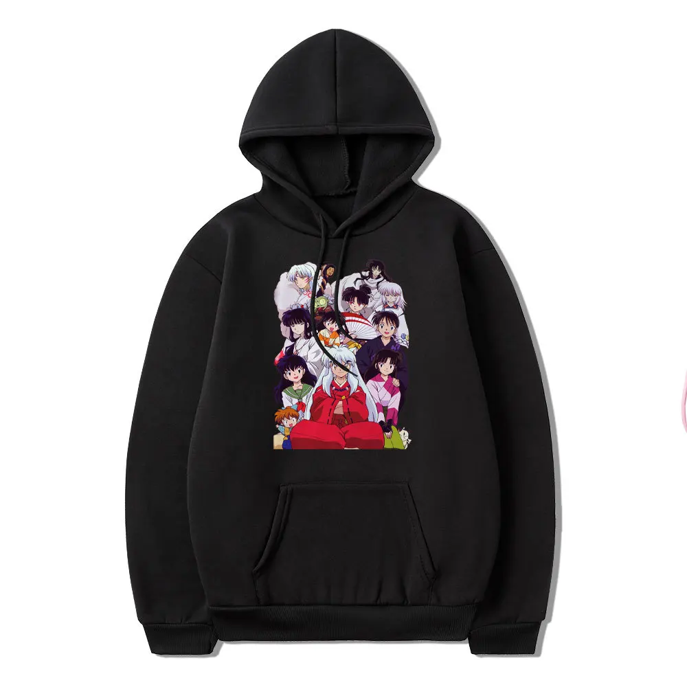 

Anime Inuyasha Costume Hoodie Cosplay Fashion Printed Casual Hooded Sweatshirts for Men Women Unisex