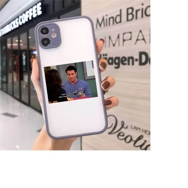 

friends tv show Phone Case Matte For iPhone 12 Mini 11 Pro XR XS Max 7 8 Plus X Hard PC Back Cover