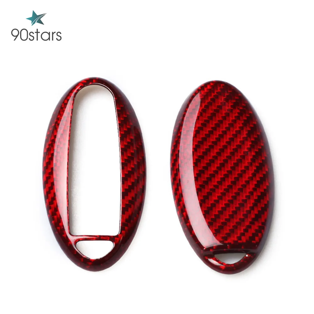 

Carbon Fiber Remote Key Car Key Shell Case Key Cover for Nissan GTR Infiniti X-TRAIL SYLPHY TEANA TIIDA Sunny Bluebird Patrulla
