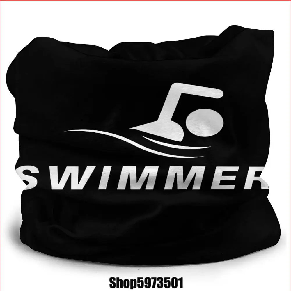 Swimmer Gifts For Swimming Coaches Or Fans Who Love To Swim bandanas bandana scarf DIY Scrunchies Hairband facemasks Windproof |