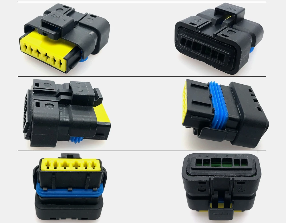 2 комплекта 6 pin Автомобильная заслонка дроссельной заслонки FCI жгут проводов разъем дроссельной заслонки заглушка Пигтейл для Renault peugeot Citroen