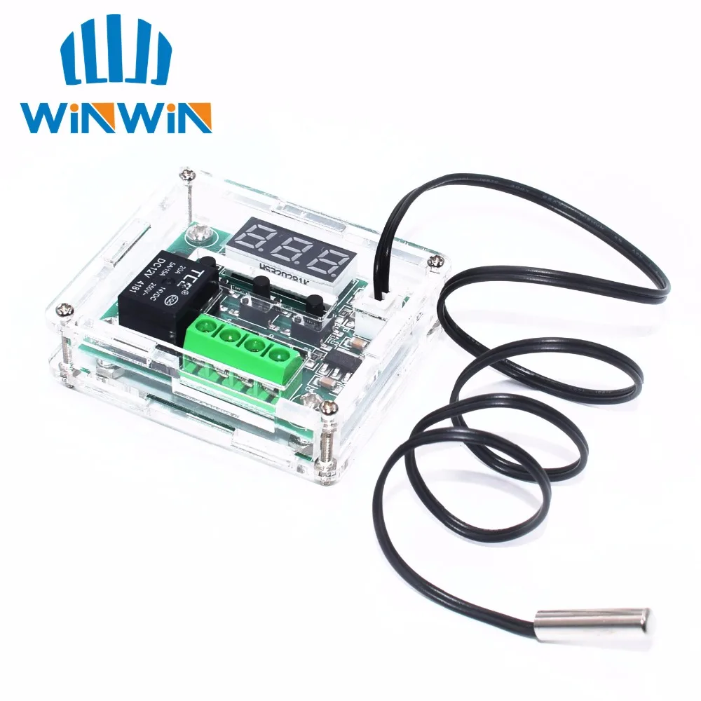 W1209 голусветильник/красный свет постоянный ток 12 В стандартный термостат