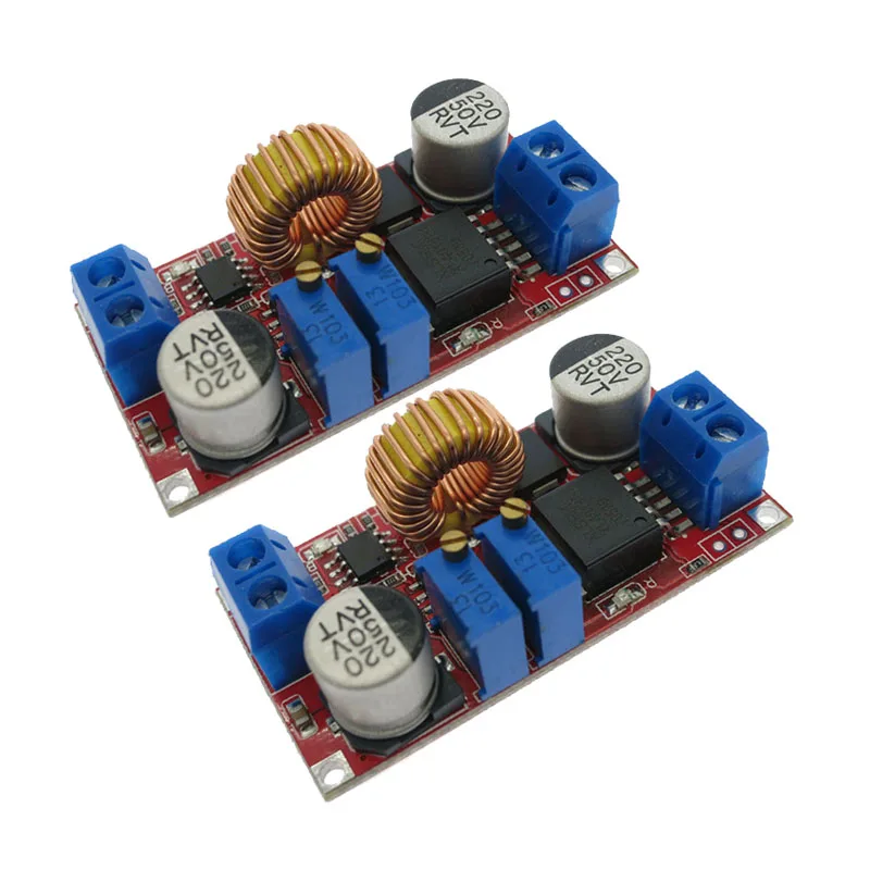 2PCS XL4015E1 XL4015 5A постоянного тока в DC CC CV литиевая батарея понижающая зарядная плата светодиодный преобразователь питания литиевое зарядное устройство понижающий модуль - Цвет: 2PCS