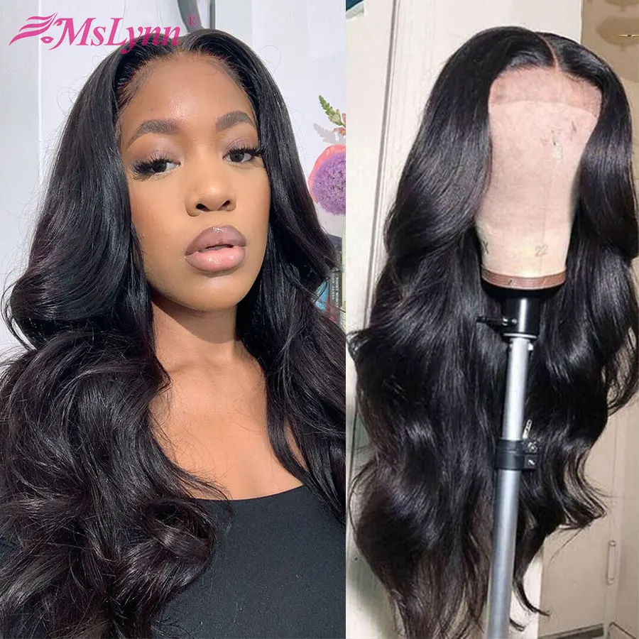 Парики из натуральных волос на кружевной основе 2x6 волнистые парики для тела