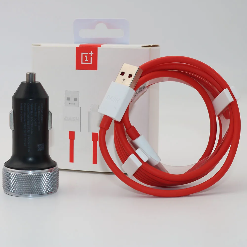 100% оригинальное автомобильное зарядное устройство OnePlus 6 для приборной панели 3 4