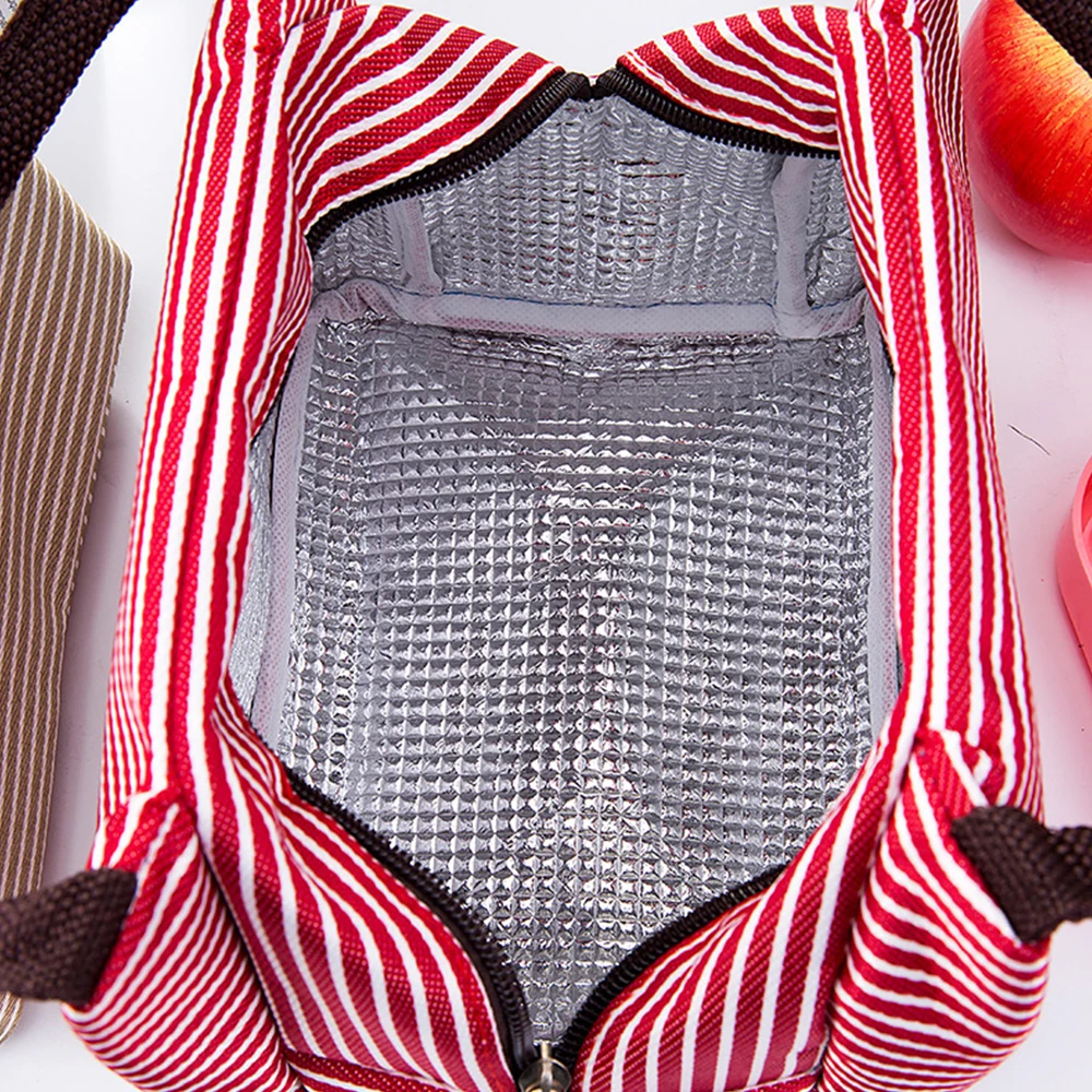 

Bento Bag Tote Insulated Cooler Lunch Bag Thermal Food Picnic Lunch Storage Bags for Women Portable Lunch Box Carry Pouch