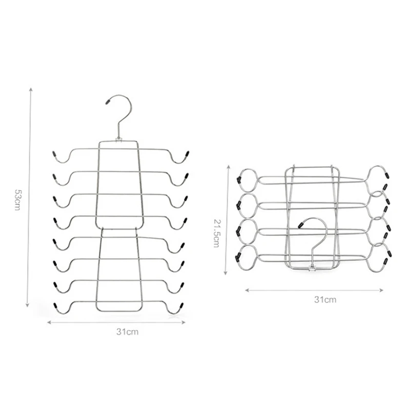

Multi-Layer Underwear Hanger Foldable Alloy Clothes-rack Clothes Storage Accessory for Tie Scarf Vest LXY9