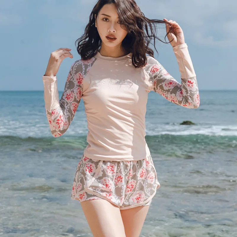 Женское боди с длинным рукавом комплект одежды для женщин купальник 2019 | Спорт и