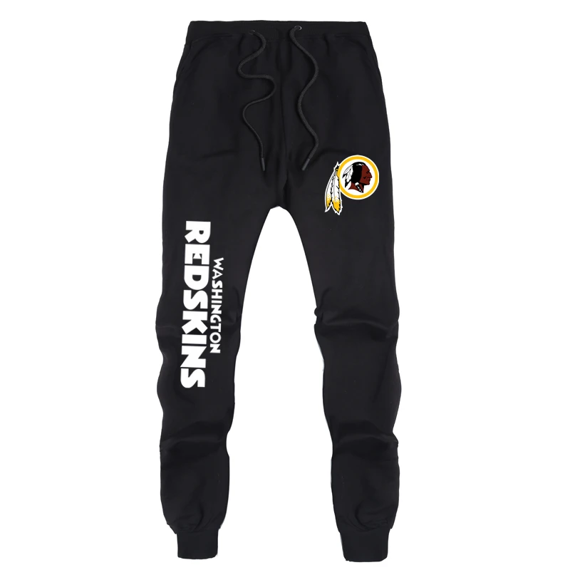 Redskins Black Патриоты брюки весна и осень спортивный свитер брюки Новая Англия чемпионы Повседневные свитера брюки новые любовники мужские повседневные спортивные брюки - Цвет: Redskins Black