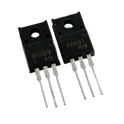 

5pair=10pcs 2SB1369 2SD2061 TO-220 (5PCS B1369 + 5PCS D2061) TO-220F In Stock