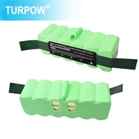 turpow 6400mah rechargeable battery 14 4v for irobot roomba battery li ion 500 600 700 800 620 650 770 780 14 4 v