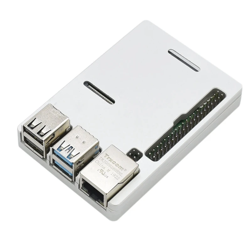 Для Raspberry Pi 4 Модель B алюминиевый сплав чехол металлический с ЧПУ охлаждающий Ультратонкий корпус теплоотвод для Raspberry Pi 4B только