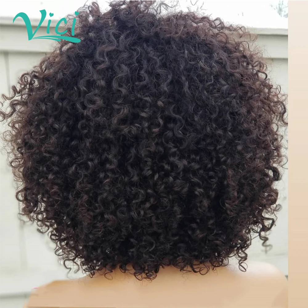 Кудрявый кудрявый парик глубокие кудрявые 13x6 фронтальные афро волосы короткие