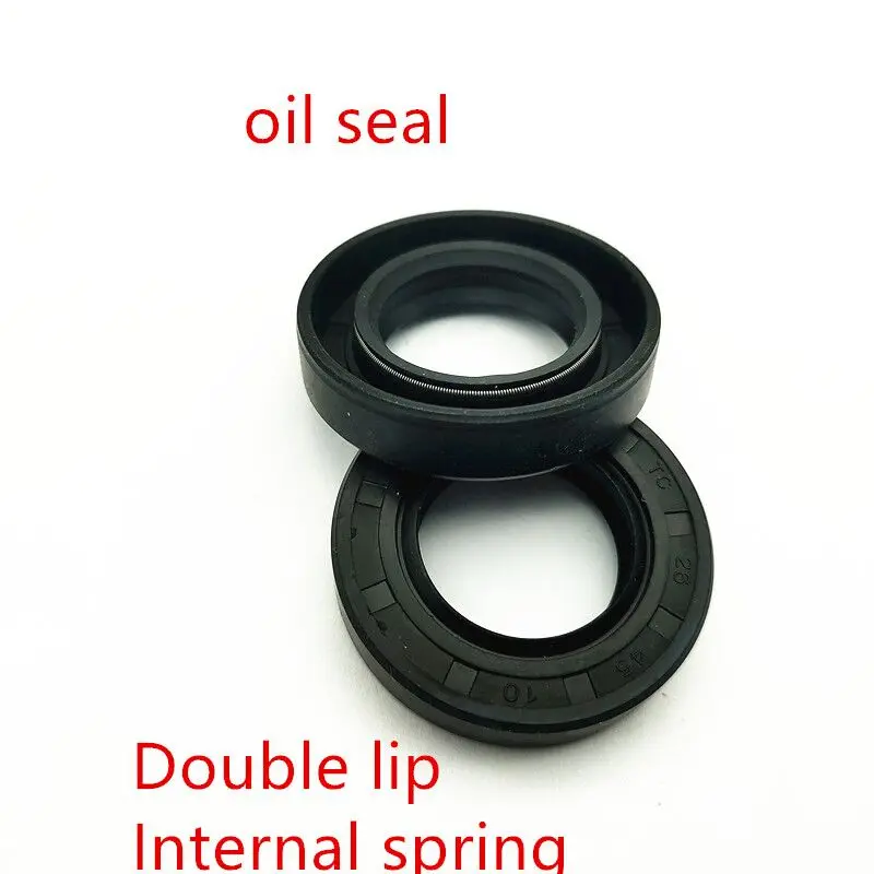 

NBR framework oil seal TC19 20 *35*4 5 6 7 8 9 10 12double lip with clamp spring
