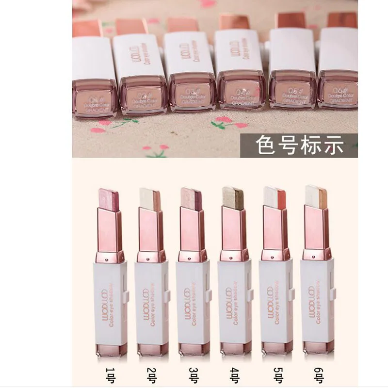 1 шт. бархатные градиентные двухцветные тени для век модификация глаз косметика |