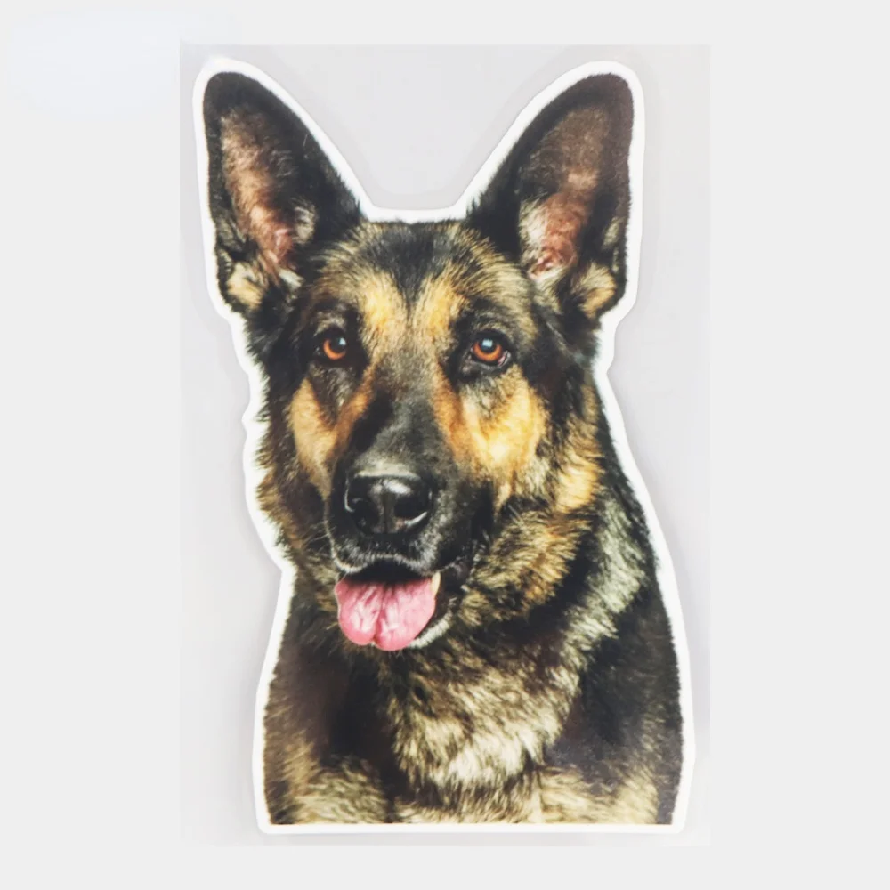 

JuYouHui Exterior Accessories Decal Dog with Tongue Out Cute Animal Decals Window Decoration Car Sticker