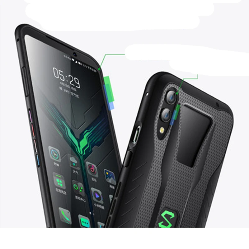 Игровые чехлы для телефонов Xiaomi Black Shark 2 силиконовый гелевый защитный чехол Helo +