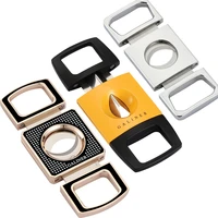 galiner guillotine cigar cutter sharp tabacco cutting tool portable double blade steel cutter for cigar accessories