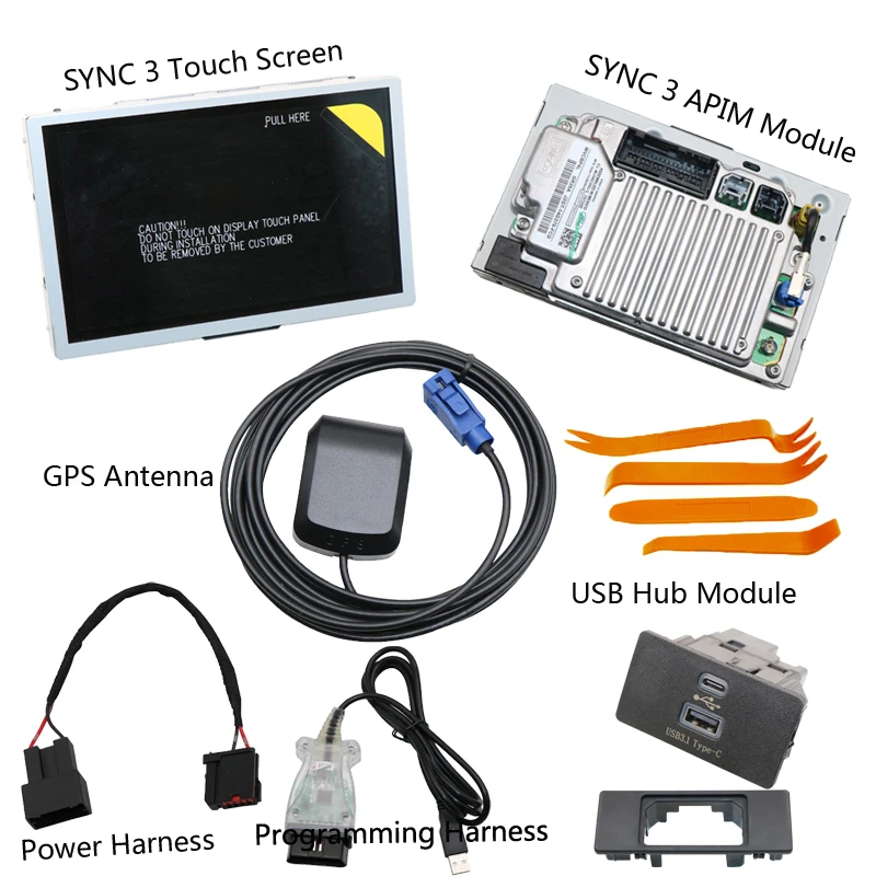 Новый обновленный комплект NA220 V3.4 SYNC 2 to 3 для Ford Touch MFT NAVI Carplay APIM модуль