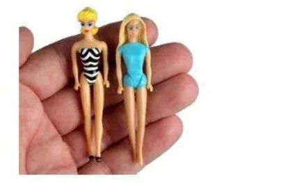 Ретро Винтаж маленькая карманная кукла Келли девочка детский купальник для