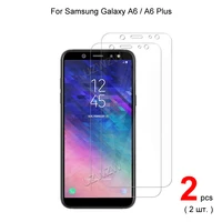 for samsung galaxy a6 a6 plus 2018 tempered glass screen protectors protective guard film hd clear 2 5d