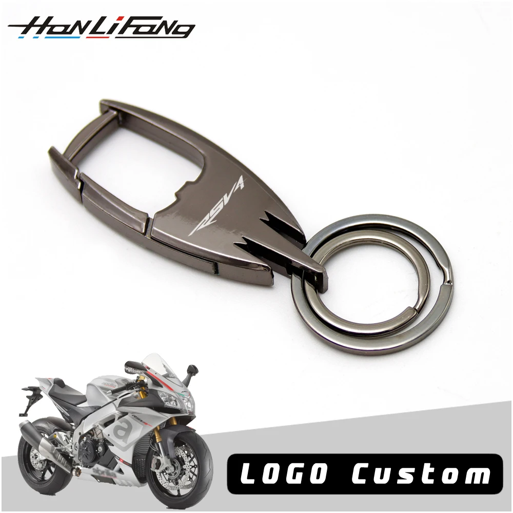 

Metal Keyring For Motorcycle For Aprilia RSV4 Personalized Keychain Custom Lettering Accessories KeyDecorative Hooks