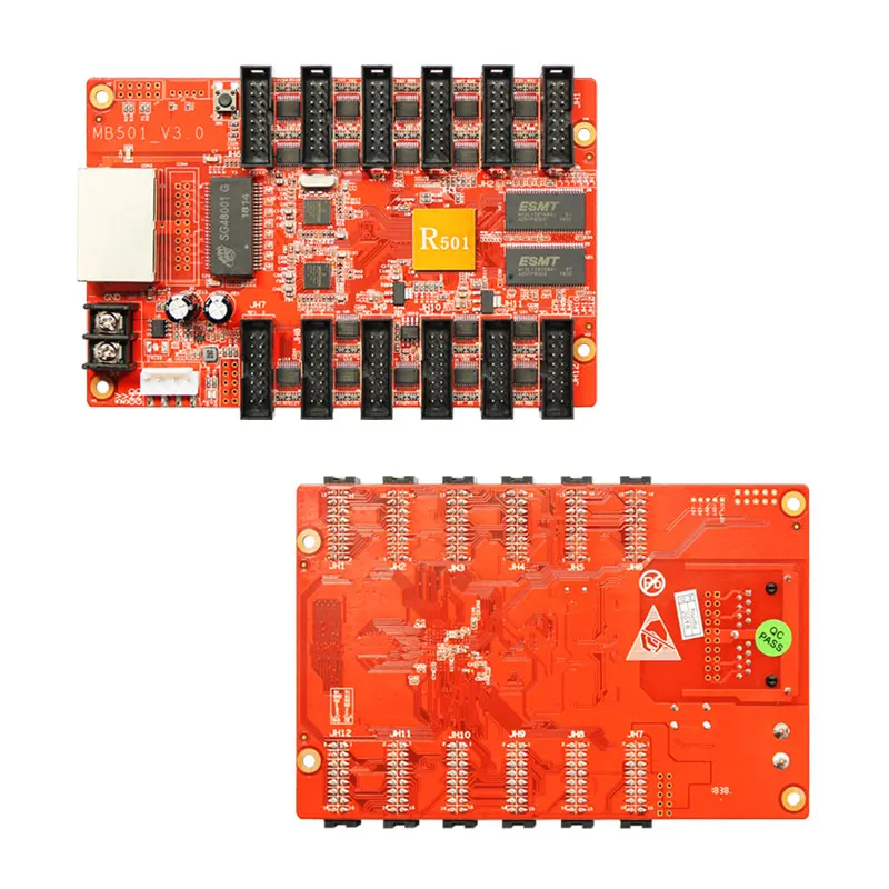 Huidu HD R501 асинхронный полноцветный светодиодный приемный контроллер с D30 для