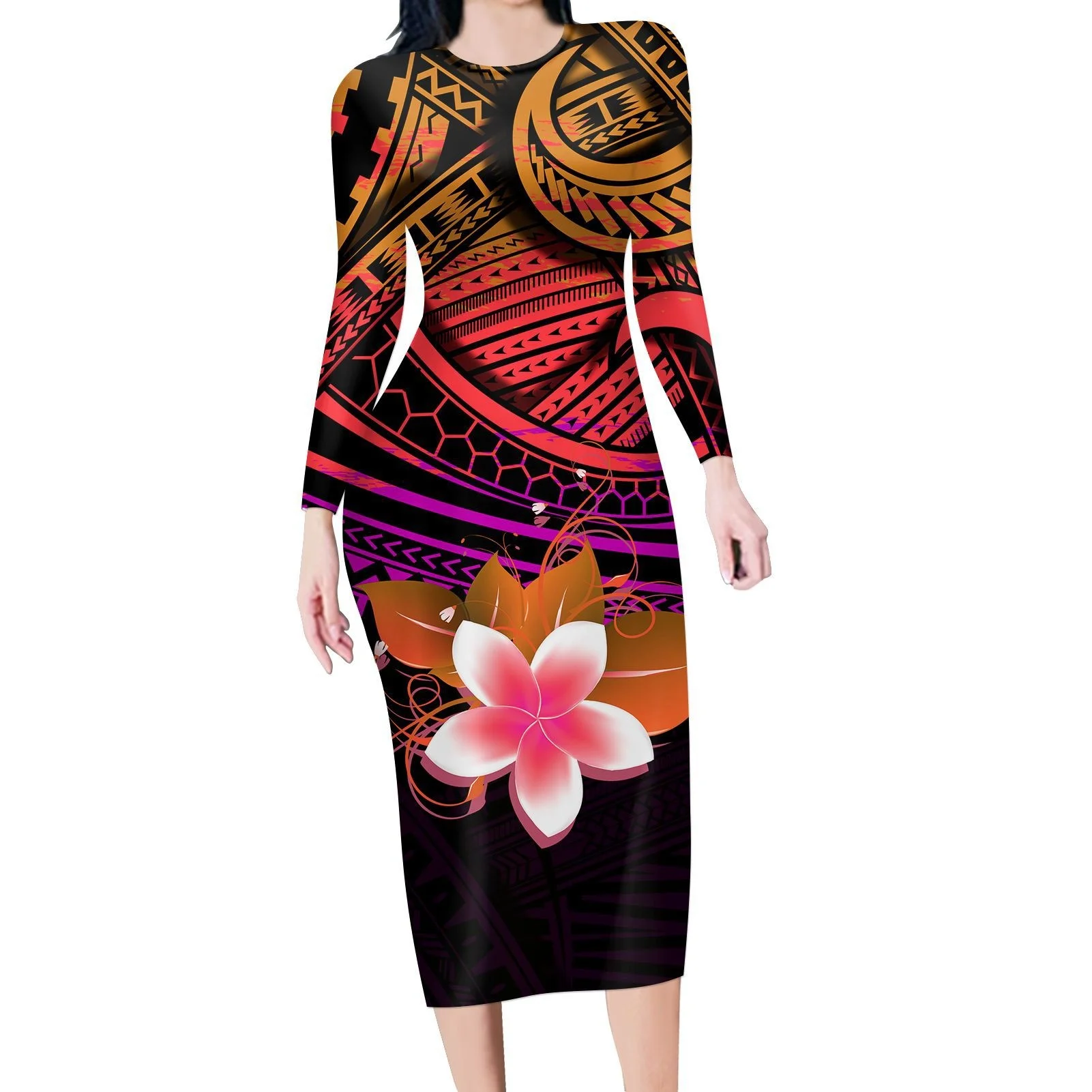 

Plus Size Women's Summer Print Stitching Flower Long Banquet Dress 2021 Bodycon Dress Elegant Sexy Woman Super Long Dress