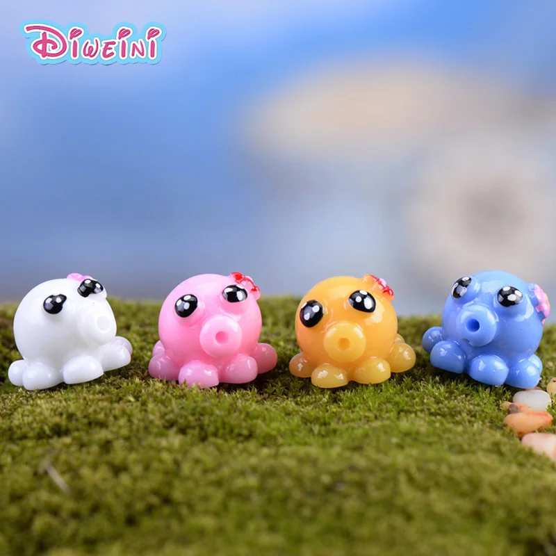 

Christmas Octopus Action Figure Cartoon Animal Model Wedding DIY Figurine Birthday Cake Decoration Toys Doll House Gift Kids
