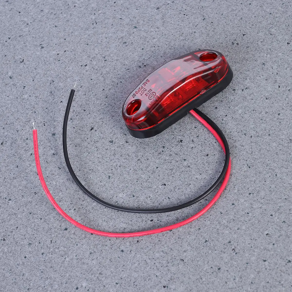 2 шт. 9-30 в светодиодный овальный светильник для грузовика с прицепом боковой