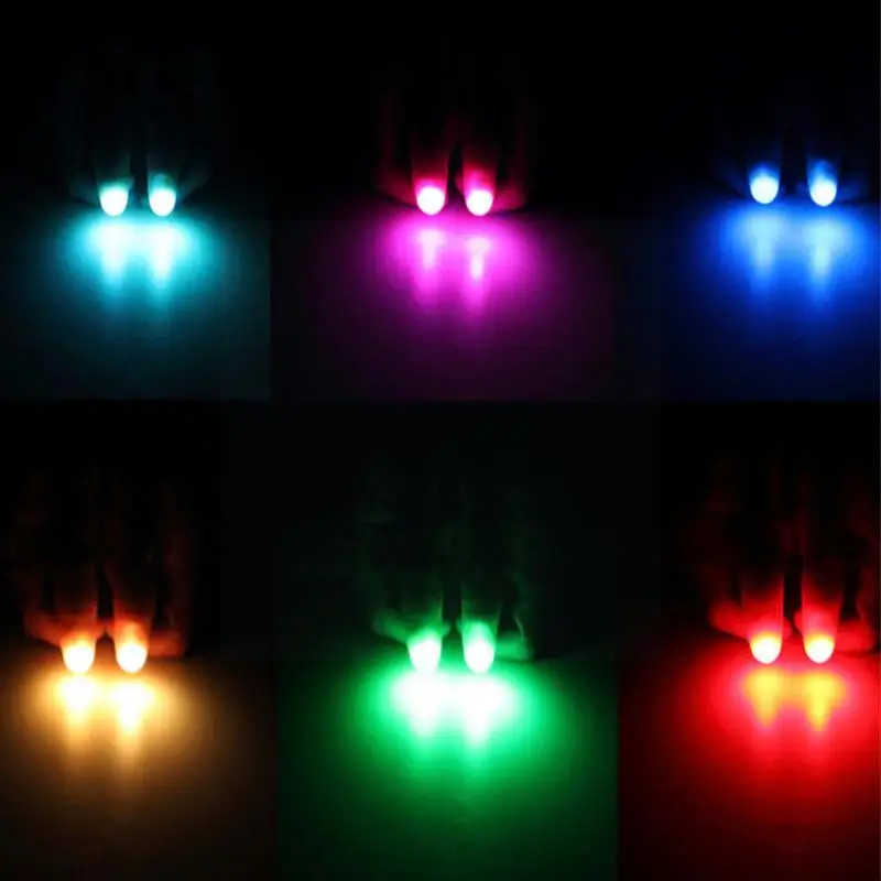 

1 Pair Thumbs Led Light up Toys Kids Magic Trick Props Glowing Fantastic Luminous Toys Fingers Gifts Children Funny Flashin X0S6