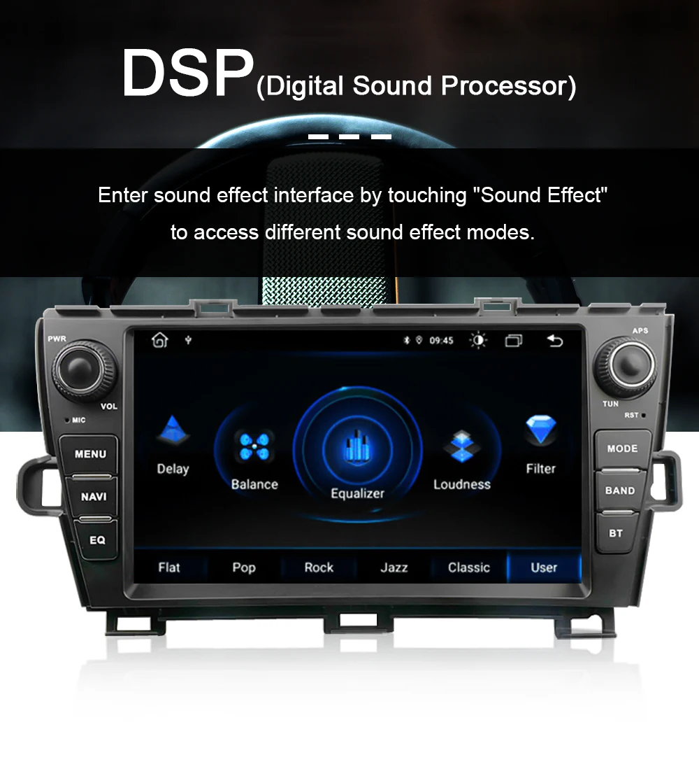 Стерео Мультимедиа Плеер 9 &quotAndroid 10 автомобильный радиоприемник с навигацией GPS