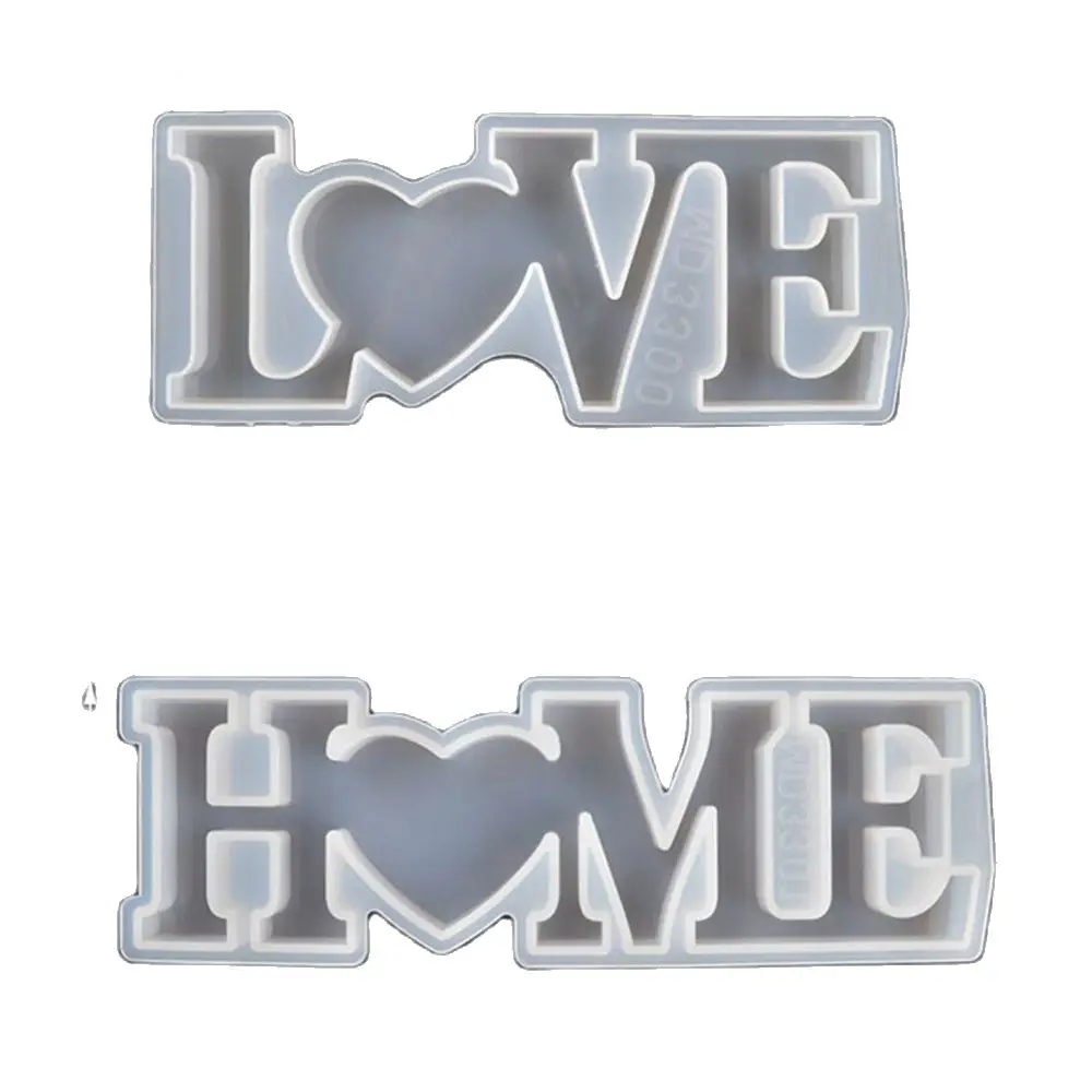 DIY LOVE &amp HOME Знак Кристалл эпоксидная Форма Подвеска ручной работы буквы форма