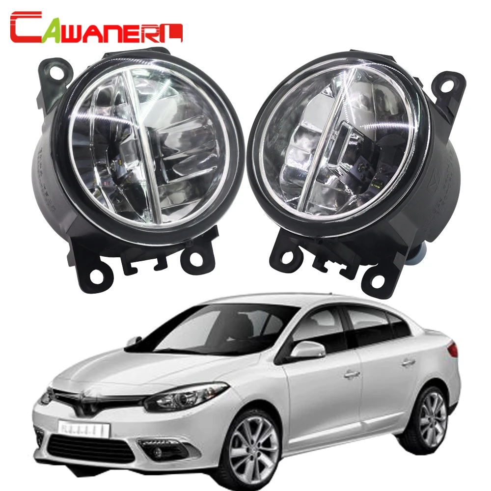 Cawanerl для Renault Fluence L30 седан 2010-2015 стайлинга автомобилей Светодиодный туман