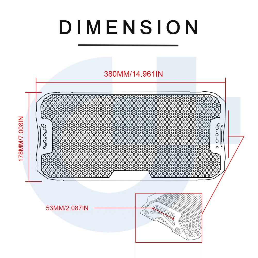 

Motorcycle Accessories Aluminium Radiator Guard Fitting Protection Grille Grill Cover Radiator For Honda nc750x NC750X 2013-2019