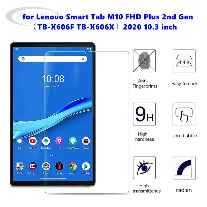 Закаленное стекло 9H для Lenovo Tab M10 Plus защита экрана планшета 10 3 дюйма FHD 2nd Gen TB-X606F